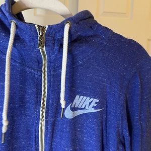 Nike Royal Blue Zip Up Size Medium